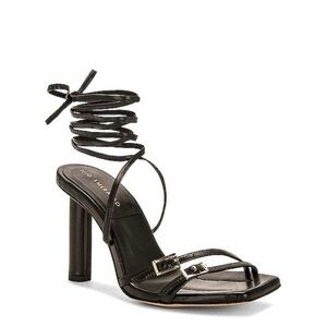 ILIO SMERALDO
MAEVE LEATHER SLIP-ON STRAPPY SANDALS